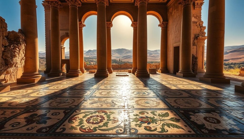 Roman ruins mosaics Roman ruins mosaics