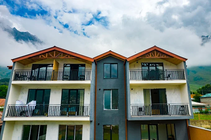 Aronia Kazbegi exterior view in Kazbegi, Georgia