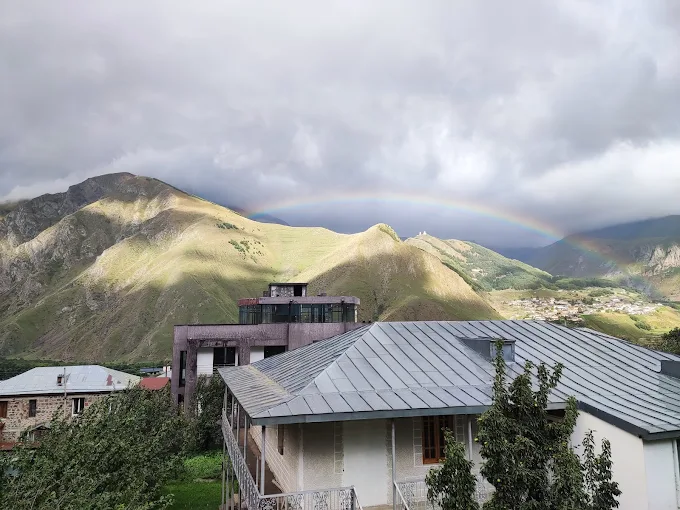 Sky Star Stepantsminda exterior mountain view Georgia